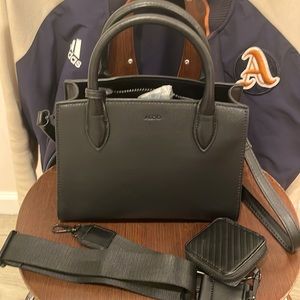 ALDO Faux Leather Black Tote bag